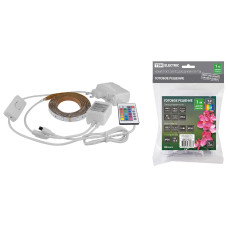 Светодиодная влагозащищенная лента TDM Electric 12В 5050 7,2Вт/м RGB 5м IP65 SQ0331-0237