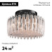 Потолочная люстра Delight Collection MD22027002 MX22027002-D65 matt black