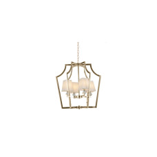 Подвесная люстра Lumina Deco Montero LDP 1249-4 GD+WT