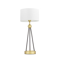 Настольная лампа Lumina Deco Belforte LDT 5527 GD+WT