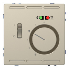 Терморегулятор Schneider Electric Merten D-Life с центральной платой с выключателем 230V MTN5764-6033