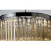 Подвесная люстра Delight Collection 1920s Odeon KR0387P-10B chrome/amber