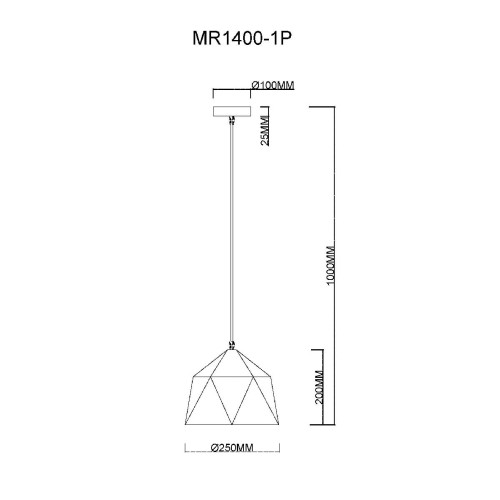 Подвесной светильник MyFar Brigitte MR1400-1P