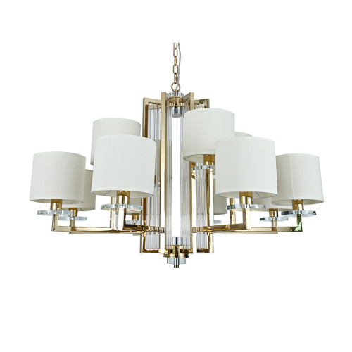 Подвесная люстра Newport 35408+4/C gold без абажуров М0069063