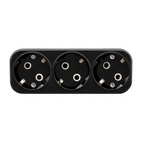 Разветвитель сетевой 3-местный Stekker 250V 16A ABS ADP16-23-20 50681