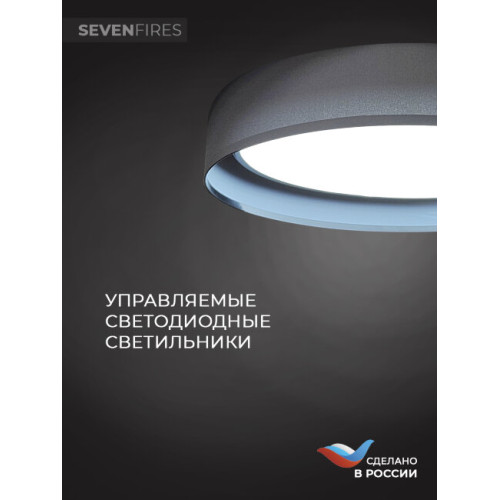 Потолочный светильник Seven Fires Лагом 48203.40.72.77BK-BK