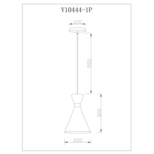 Подвесной светильник Moderli Pesaro V11555-1P
