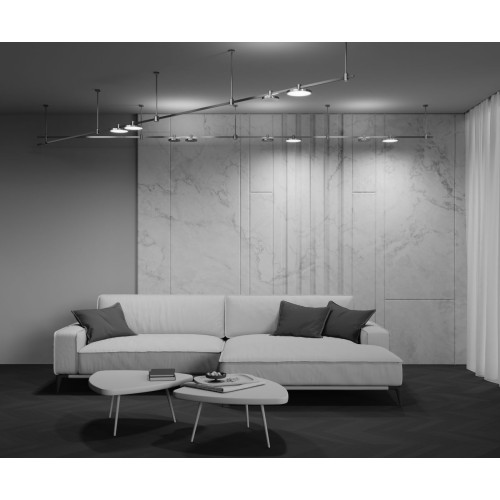 Трековый магнитный светильник Maytoni Technical Plato Flarity TR153-1-10W3K-PT