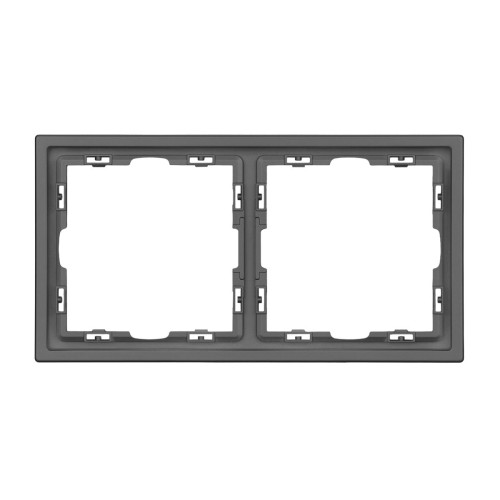 Рамка пластиковая Arlight FRM-NOBE-SFPL-2-GR 054218 Рамка пластиковая Arlight FRM-NOBE-SFPL-2-GR 054218