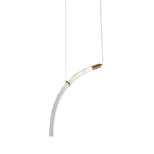 Подвесной светильник Delight Collection OD2412 OD2412-1 gold/clear Подвесной светильник Delight Collection OD2412 OD2412-1 gold/clear