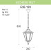 Уличный подвесной светильник Fumagalli Sichem/Rut E26.120.000.AXF1R