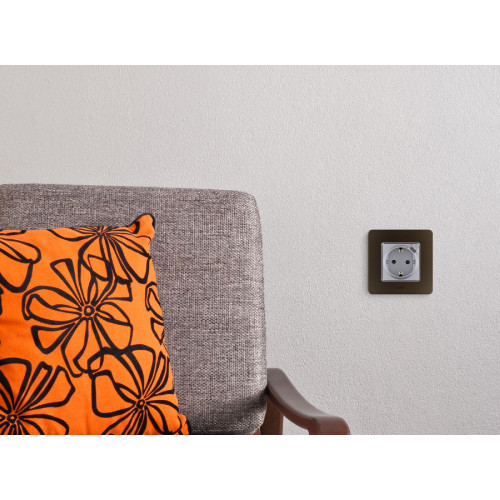 Розетка с/з с USB тип C со шторками Legrand Inspiria 673772