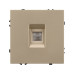 Механизм телефонной розетки Arlight SCT-NOBE-MTL1-SFPL-GD (RJ-11, 4C) (Золотой песок) 054302
