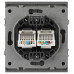 Розетка Эра Arktik 16-3108-06 информационная двойная 2XRJ45 графит Б0070489
