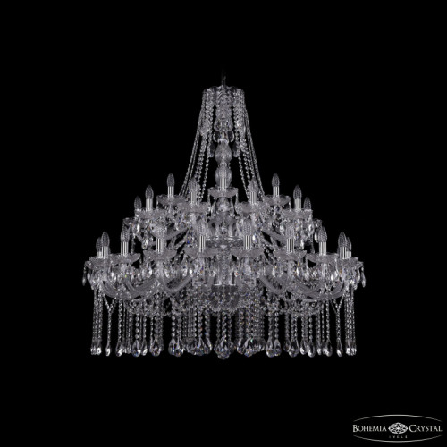 Подвесная люстра Bohemia Ivele Crystal 1413/20+10+5/400/2d Ni