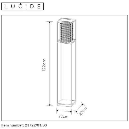 Торшер Lucide SANSA 21722/01/30