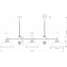 Подвесная люстра Kutek Lido LID-ZWL-3 (P) GR