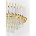 Подвесная люстра Lumina Deco Funneli LDP 6003-500 WT+F.GD