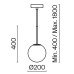 Подвесной светильник Maytoni Basic form MOD321PL-01B1