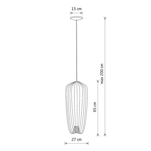 Подвесной светильник Nowodvorski Pumpkin S Umbra Gray 11243