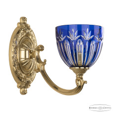 Бра Bohemia Ivele Crystal Verona 7209B10/1/175 G P1 U Clear-Blue/H-1I