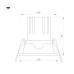 Карданный светильник Arlight MS-FLOW-BUILT-S85x85-12W Warm3000 (WH, 38 deg, 230V) (IP20 Металл) 055916