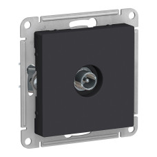 Розетка TV оконечная 1DB, механизм Systeme Electric AtlasDesign Карбон ATN001091