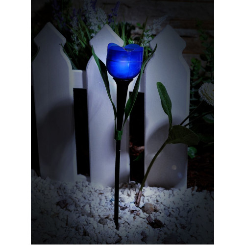 Светильник на солнечных батареях (UL-00004279) Uniel Promo USL-C-454/PT305 Blue Tulip