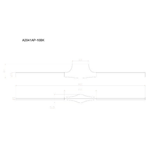 Настенный светильник Arte Lamp Gacrux A2041AP-10BK