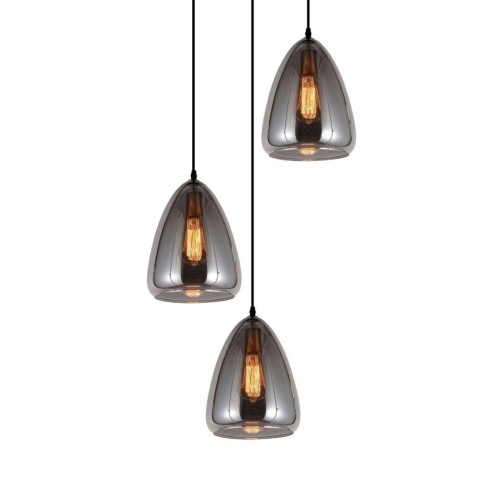Подвесная люстра Lumina Deco Braga LDP 6841-3 GY