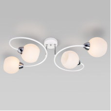 Люстра на штанге Eurosvet TULIA 30136/4 белый Люстра на штанге Eurosvet TULIA 30136/4 белый