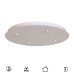 Основание потолочное 14L Mantra Modular Light Florones 9370