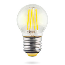Лампа светодиодная Voltega E27 6W 4000К прозрачная VG10-G1E27cold6W-F 7024