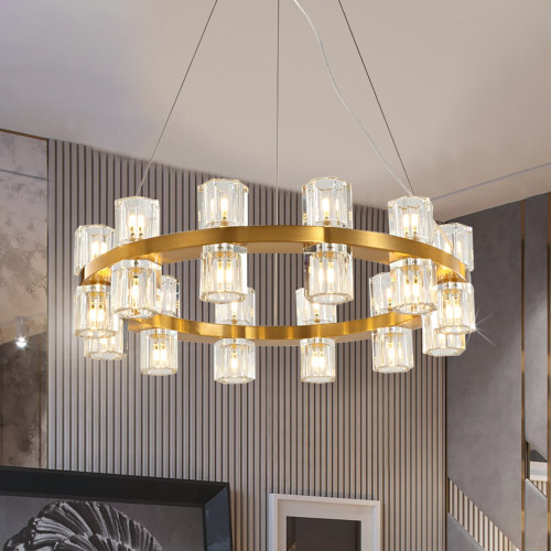Подвесная люстра Delight Collection Arcachon 10081P/D610 gold