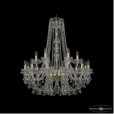 Подвесная люстра Bohemia Ivele Crystal 1409/12+6/300/h-95 G