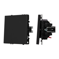 Механизм звонкового выключателя Arlight SWT-NOBE-MKR1-SFPL-BK (230V, 10A) (Черный оникс) 054270(1)