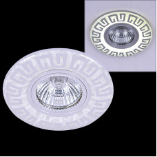 Встраиваемый светильник Reluce 09504-9.0-001MN MR16+LED3W WH/CR