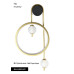 Бра Crystal lux RODRIGO AP20W LED BLACK/GOLD