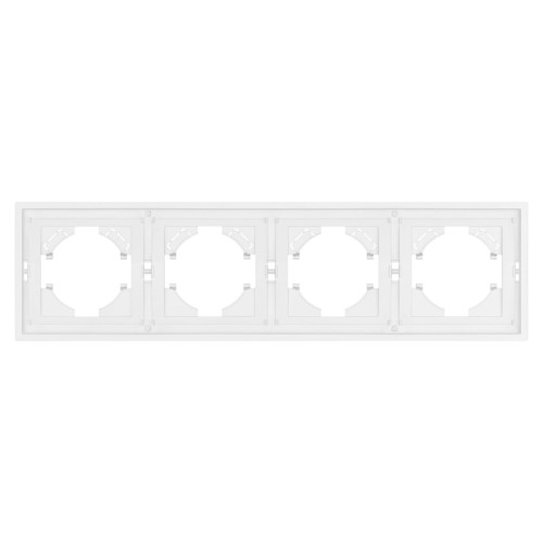 Рамка пластиковая на 4 поста Arlight FRM-TENDO-PL-4-WH 053847