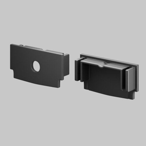 Комплект заглушек для профиля 6114 2шт Maytoni Led Strip ALM-6114-B-EC 642013