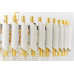 Подвесная люстра Lumina Deco Funneli LDP 6003-500 WT+F.GD