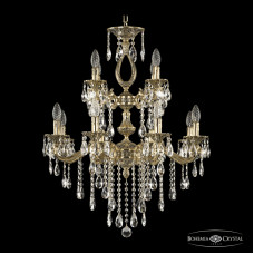 Подвесная люстра Bohemia Ivele Crystal Verona 72302/8+4/210/2d B GB