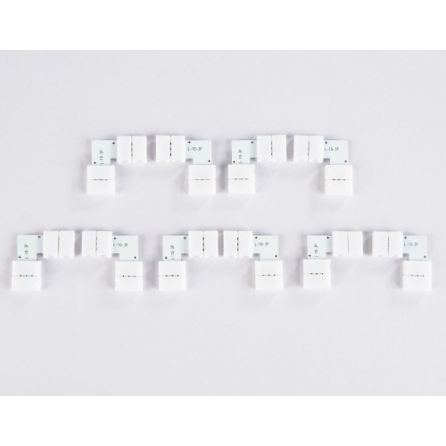 Соединитель угловой L для светодиодной ленты 5050 12/24V (3 конт.) GS6651 (10шт) Ambrella Light Illumination GS6651