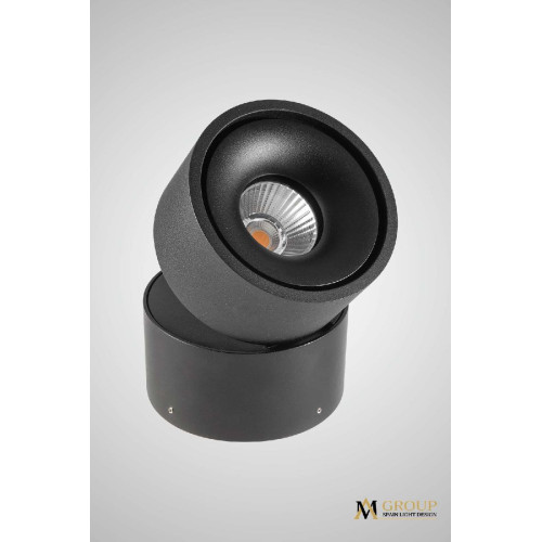 Накладной спот AM Group AM160 BK