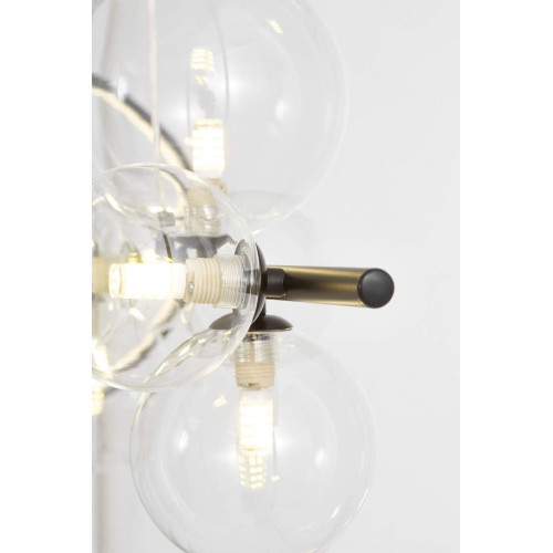 Подвесная люстра Lumina Deco LDP 7033-7 BK+CL