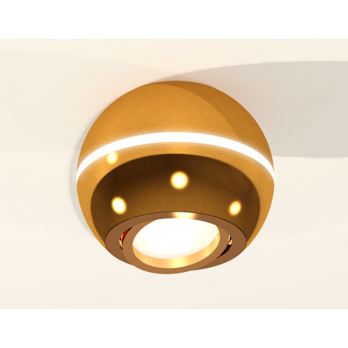Накладной поворотный светильник с дополнительной подсветкой Ambrella Light Techno XS1105011 (C1105, N7004)