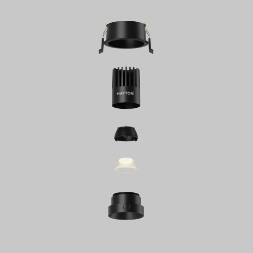Встраиваемый светильник Maytoni Dip DL115-10W-2.7K-B