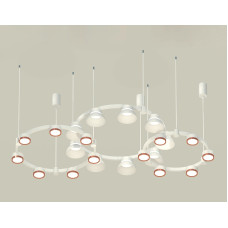 Комплект подвесного светильника Ambrella Light Techno Ring XR92082020 (A9208x3, C9241, C9236, C9231, N8126, N8140)