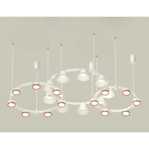 Комплект подвесного светильника Ambrella Light Techno Ring XR92082020 (A9208x3, C9241, C9236, C9231, N8126, N8140)
