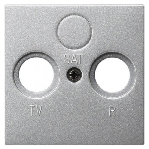 Лицевая панель Legrand Valena розетки TV-FM-SAT алюминий 770186
